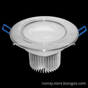 5W LED Downlight, 80-110lm/W, 85-265V AC/12V DC Input Voltage, High-brightness, 72 Hours Aging TimeNew